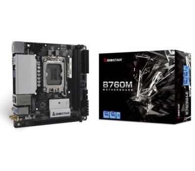 Материнская плата BIOSTAR Материнская плата B760NH-E, Socket LGA 1700, Intel B760, mini-ITX, Ret