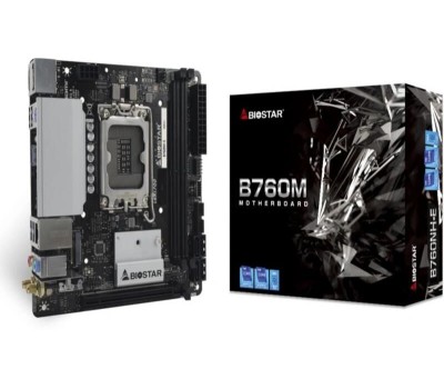 Материнская плата BIOSTAR Материнская плата B760NH-E, Socket LGA 1700, Intel B760, mini-ITX, Ret