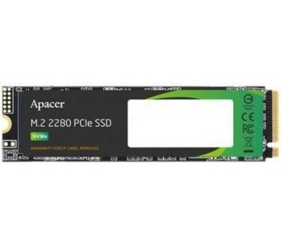 Твердотельный накопитель SSD APACER Твердотельный накопитель SSD AS2280P4U PRO 1TB M.2 2280 AP1TBAS2280P4UPRO-1 Client PCIe Gen3x4 with NVMe, 3500/3000, IOPS 670/670K, MTBF 1.8M, 3D NAND, DRAM-lessMB, 760TBW, 0,42DWPD, Heat Sink, RTL (919328)