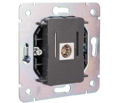 KRANZ Розетка ROUND HDMI с/у перламутр