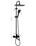 FABIA - Смеситель + стойка душевая 