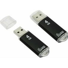 USB флеш SMARTBUY (SB4GBVC-K) 4GB V-CUT BLACK