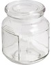Стеклянная банка MALLONY Стеклянная банка для сыпучих продуктов со стекл плоской крышкой, ARIA, объем: 0,75 л (004470)