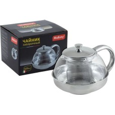 Чайник заварочный MALLONY Чайник заварочный MENTA-600, объем: 600 мл, корпус/фильтр из нерж стали (910110)