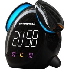 Часы-будильник SOUNDMAX SM-7011(чёрный)