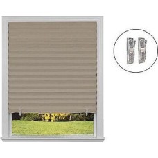 Самоклеящиеся шторы-плиссе РЫЖИЙ КОТ Самоклеящиеся шторы-плиссе Skandi, размер 90х180см, цвет серый 106245