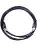 LANMASTER Патч-корд TWT-45-45-0.5-BK UTP RJ-45 вил.-вилка кат.5E 0.5м черный ПВХ (уп.:1шт)