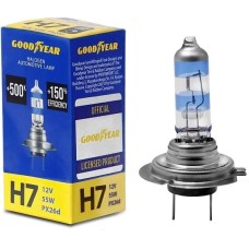 Лампа галогенная GOODYEAR Н7 12V 55W PX26d Premium +150% GY017150