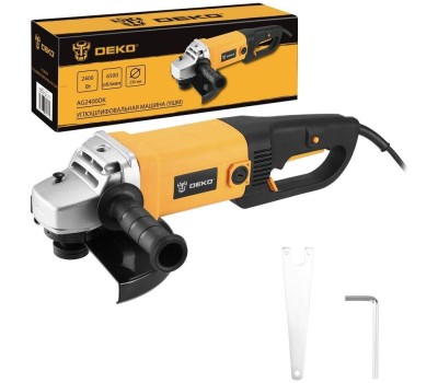 Углошлифовальная машина DEKO AG2400DK, 230мм, 2400 Вт 083-1030