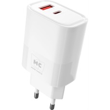 СЗУ MORE CHOICE (4620202555533) NC81 СЗУ 1USB+1Type-C 3.0A PD 20W+ QC3.0 , белый