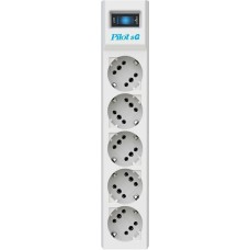 Сетевой фильтр PILOT SG 3м (5 розеток) белый (коробка)