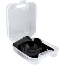 Набор посуды MULTIDOM «Пикник» МГ84-194 (Черный)