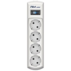 PILOT ZIS Сетевой фильтр mini {4 розетки, с заземлением} 3 м