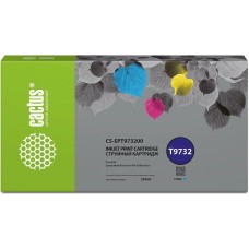 Картридж CACTUS Картридж CS-EPT973200, T9732, голубой / CS-EPT973200
