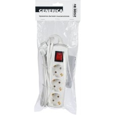 Удлинитель сетевой IEK Сетевой удлинитель У03В, 7м, белый [wyp10-10-03-07-zk-g]