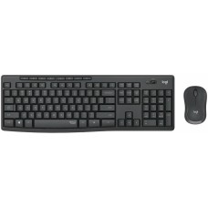 LOGITECH 920-009807 Клавиатура + мышь MK295 с поддержкой SilentTouch оригинальная заводская гравировка RU/LAT