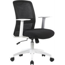 Кресло компьютерное CACTUS Кресло CS-WMC333-BK, сетка/ткань, до 100кг, фиксированные подлокотники, черный