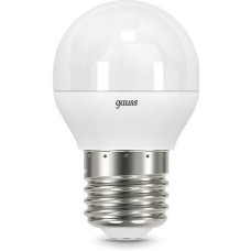 GAUSS Лампа LED E27, шар, 7Вт, одна шт. [105102207-s]