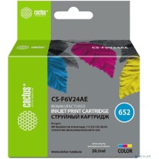 Картридж CACTUS Картридж струйный CS-F6V24AE 652 многоцветный (300стр.) (200мл) для HP DeskJet Ink Advantage 1115/2135/3635
