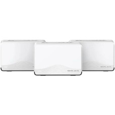 MERCUSYS Бесшовный Mesh роутер Halo H27BE, Wi-Fi 7, BE3600, 2.4/5ГГц, 3 WAN/LAN, белый, 3 шт. в комплекте [halo h27be(3-pack)]