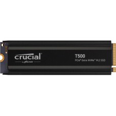 CRUCIAL Твердотельный накопитель SSD T500 1TB PCIe Gen4 NVMe M.2 SSD with heatsink CT1000T500SSD5