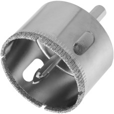 СИБРТЕХ Сверло по керамической плитке и стеклу, 45 х 55 мм, шестигранный хвостовик, с центрующим сверлом 72721