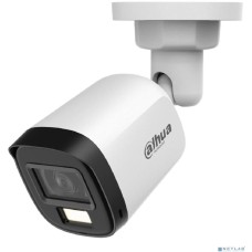 DAHUA DH-HAC-B1A21P-U-IL-0280B Уличная цилиндрическая HDCVI-видеокамера 2Мп; CMOS; объектив 2.8мм; BNC (переключаемый HDCVI/TVI/AHD/CVBS); ИК до 30м, Led 20м; IP67; пластик