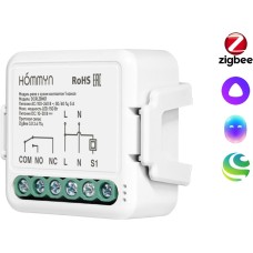 HOMMYN Модуль реле с сухим контактом 1 канал DCRLZBN01