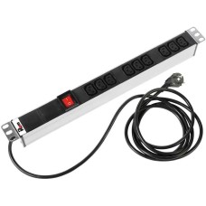 REM Блок распределения питания R-16-9C13-V-440-3 гор.размещ. 9xC13 базовые 16A Schuko 3м