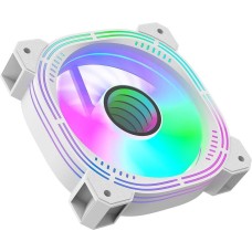 FORMULA Вентилятор для корпуса Nulight 12 RGB 120х120x25 белый 3-pin 4-pin (Molex) 19.06дБ (NULIGHT 12WH FR) Ret
