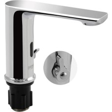 BRIMIX - Смеситель сенсорный для раковины, с регулировкой температуры воды на корпусе, латунный корпус, цвет ХРОМ. 0877