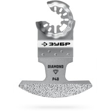 ЗУБР DIAMOND 70x2.0 мм полотно с алмазным зерном Р40: керамика, мрамор, стекло, кирпич, StarQuick (15585-70-2.0)