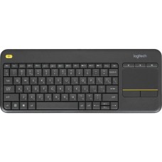 LOGITECH Клавиатура K400 Plus черный USB беспроводная Multimedia (920-007173)
