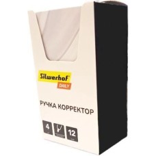 SILWERHOF Ручка корректор Daily шариковый 4мл дисплей картонный