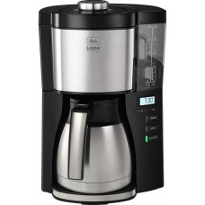 MELITTA Кофеварка капельная Look V Therm Timer Black Filter 1000Вт черный/нержавеющая сталь