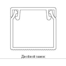 Кабель-канал REXANT (28-2010-4) 20х10 2м/шт, двойной замок (160м)
