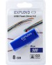 USB флэш-накопитель EXPLOYD 8GB-580-синий [EX-8GB-580-Blue]