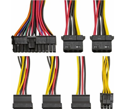 Блок питания EXEGATE 400W UN400, ATX, 12cm fan, 24p+4p, 3*SATA, 2*IDE, FDD (EX244553RUS)