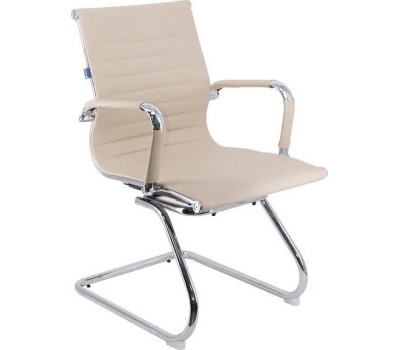 Кресло посетителя EVERPROF Leo CF экокожа бежевый