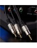 Кабель RCA REXANT (17-4224) ШНУР СТЕРЕО 3,5 ММ - 2 RCA, ДЛИНА 3 МЕТРА (GOLD-МЕТАЛЛ)