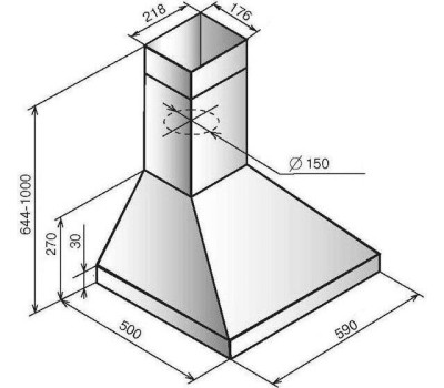 Вытяжка ELIKOR ВЕНТА 60П-650-К3Д топленое молоко