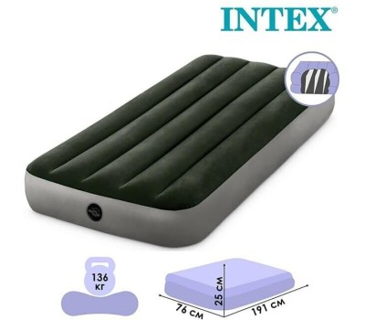 Матрас надувной INTEX Матрас надувной 76 cm x 1.91 m x 25 cm (в коробке)( Арт. 64106)