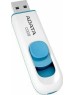 USB флэш-накопитель A-DATA 32GB С008 белый/голубой (AC008-32G-RWE)
