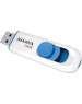 USB флэш-накопитель A-DATA 32GB С008 белый/голубой (AC008-32G-RWE)