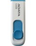 USB флэш-накопитель A-DATA 32GB С008 белый/голубой (AC008-32G-RWE)
