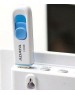 USB флэш-накопитель A-DATA 32GB С008 белый/голубой (AC008-32G-RWE)