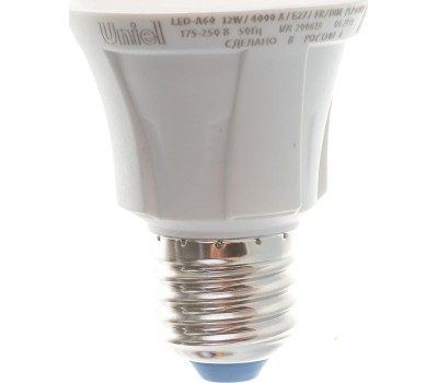 Лампочка UNIEL (UL-00004289) LED-A60 12W/4000K/E27/FR/DIM PLP01WH
