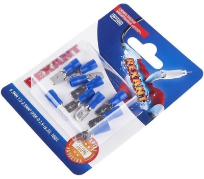 REXANT (06-0390-A) РПИ-М 2.5-(6.3)/РПИМ 2-250/FDD2-250, 7.4 ММ, 1.5-2.5 ММ2, СИНЯЯ