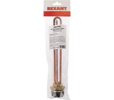 Тэн REXANT (70-0451) ТЭН RDT 2,0 КВТ НАГРЕВАТЕЛЬНЫЙ ЭЛЕМЕНТ ДЛЯ БОЙЛЕРА, ТЕРМОСТАТ 15 A, КОЛЬЦО УПЛОТНИТЕЛЬНОЕ D 42 ММ