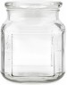 Стеклянная банка MALLONY Стеклянная банка для сыпучих продуктов со стекл плоской крышкой, ARIA, объем: 0,75 л (004470)